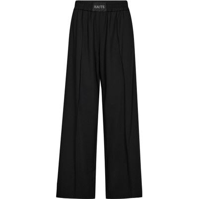 HAUTE L`AMITIÉ BUKSER, TAILOR TRACK PANT, BLACK